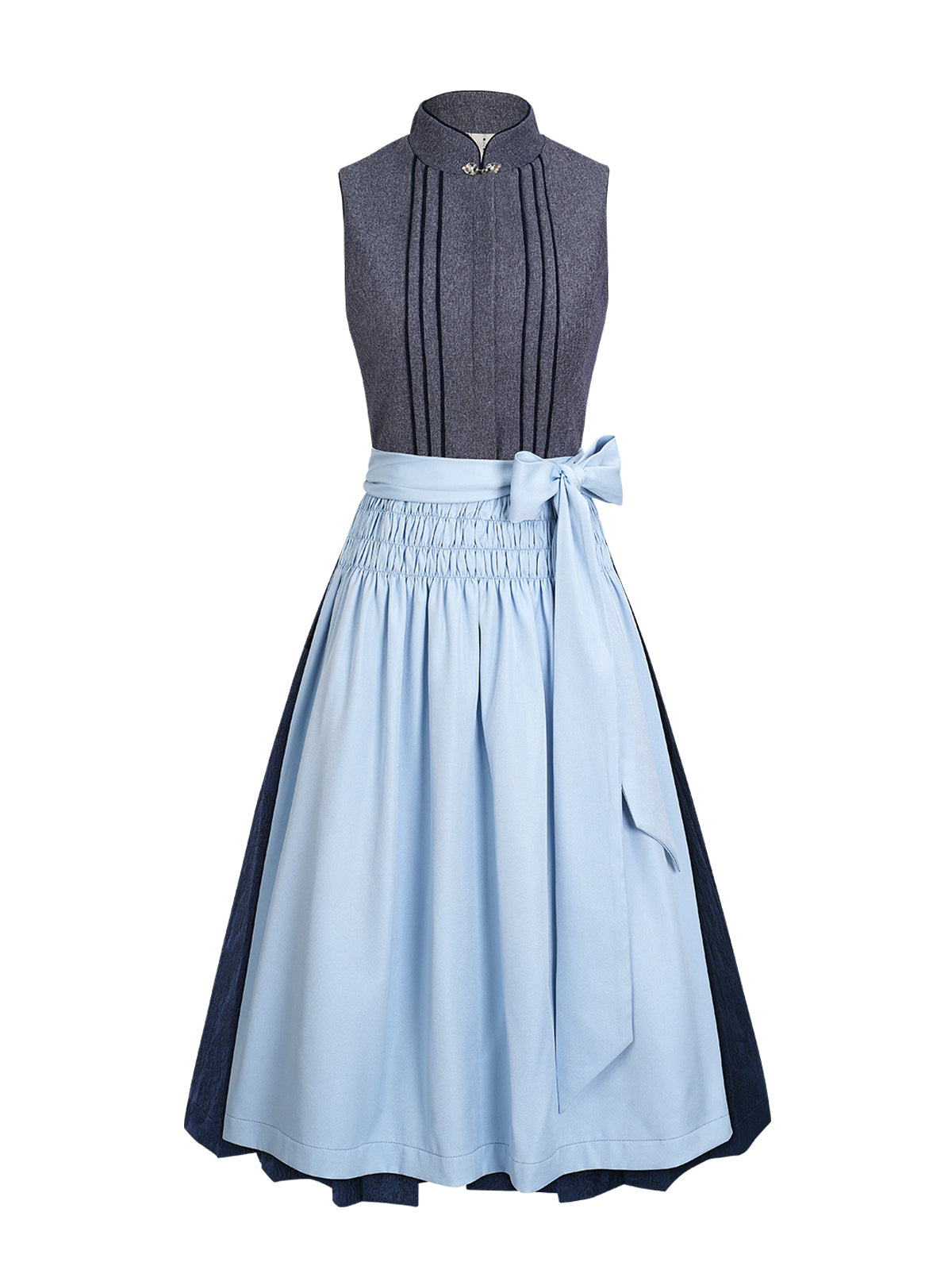 Šedá položená dirndl hedda